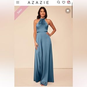 Azazie Delmar Satin Dress